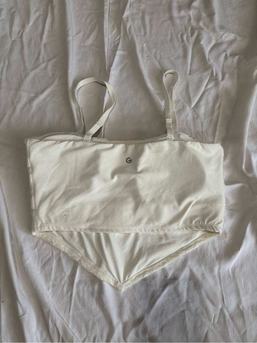 Glowmode FeatherFit™ Heartbeat Cropped Active Tank | Size Small - Picture 3 of 3